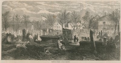 Generelt billede af Bunhill Fields gravplads af English School