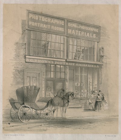Generel visning af G Browns Portrait Galleries af English School