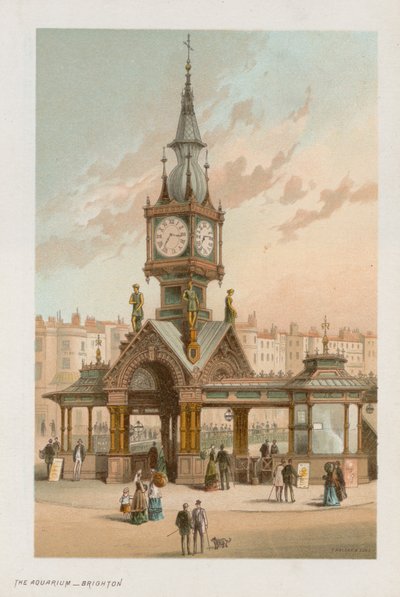 Generel udsigt over akvariet i Brighton af English School