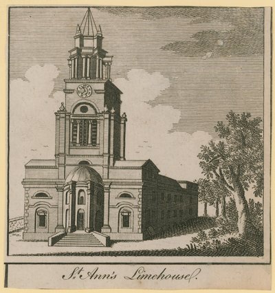 Generelt billede af kirken St Ann af English School
