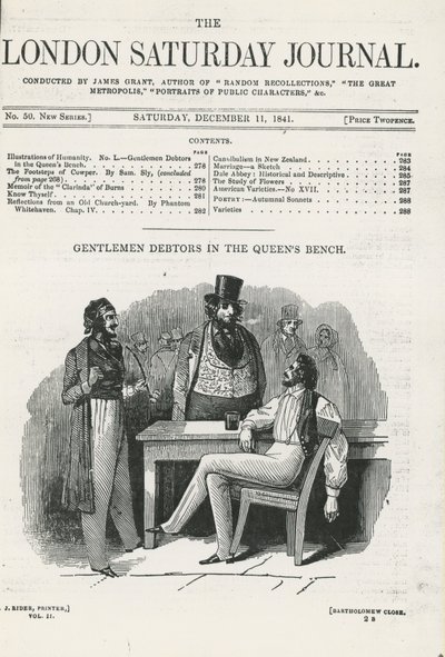 Herrer Debitorer i Queens Bench af English School