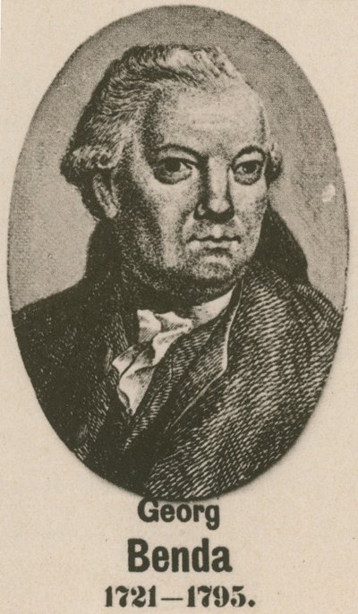 Georg Benda (dybtryk) af English School