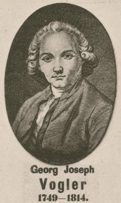 Georg Joseph Vogler (gravering) af English School