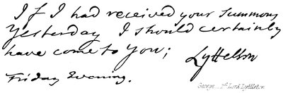 George, 1. Lord Lyttleton af English School