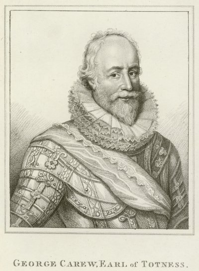 George Carew, jarl af Totness (gravering) af English School