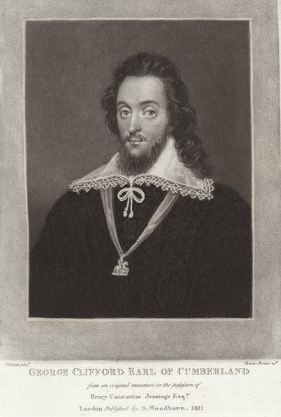 George Clifford Earl of Cumberland af English School