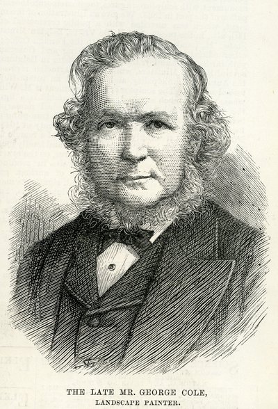 George Cole (1810–83) fra The Illustrated London News 29. september, 1883 af English School