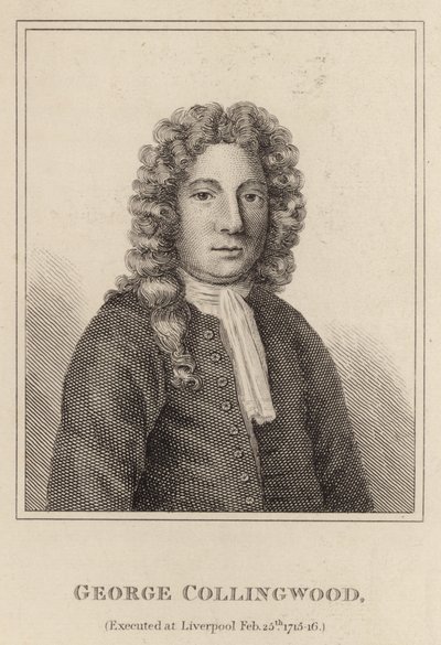 George Collingwood, henrettet i Liverpool 25. februar 1715-16 af English School