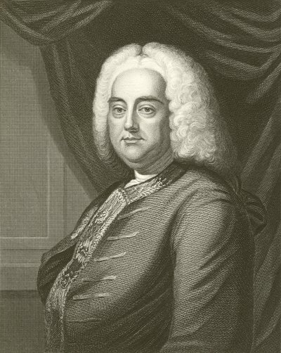George F Handel af English School