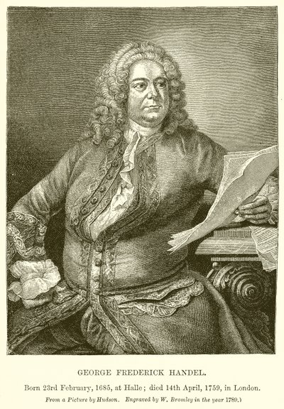 George Frederick Handel af English School