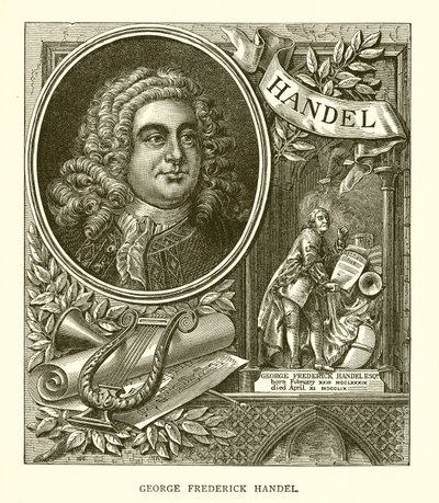 George Frederick Handel af English School