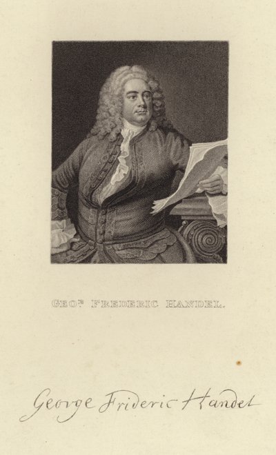 George Frederick Handel af English School