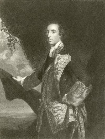 George Lord Rodney af English School