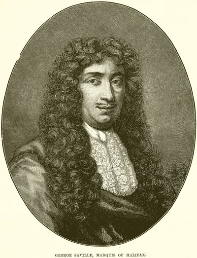 George Saville, markis af Halifax af English School