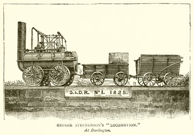 George Stephensons bevægelse. I Darlington af English School
