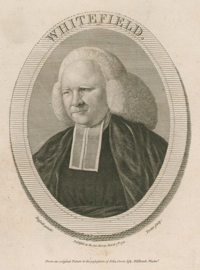 George Whitefield, MA, en af grundlæggerne af metodismen af English School