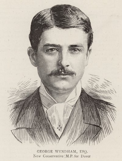 George Wyndham, Esquire (gravering) af English School