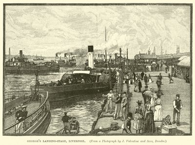 Georges Landing-Stage, Liverpool af English School