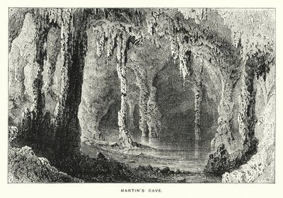 Gibraltar: Martins hule (gravering) af English School