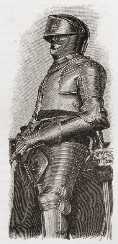 Forgyldt rustning givet til Charles I af byen London, fra 