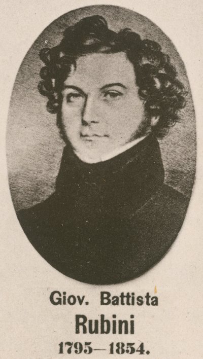 Giovanni Battista Rubini (dybtryk) af English School