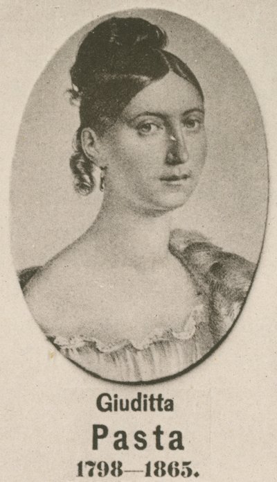 Giuditta Pasta (dybtryk) af English School
