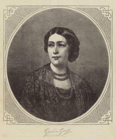 Giulia Grisi (Stich) von English School