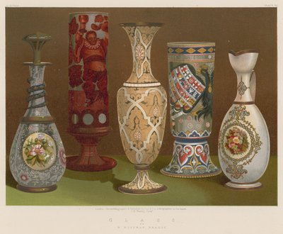 Glas af W Hoffman, Prag. af English School
