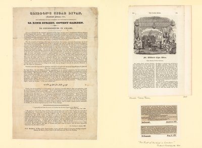 Gliddons Cigar Divan, etableret februar 1825 af English School