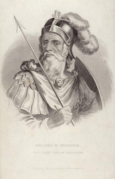Godfrey af Boulogne af English School