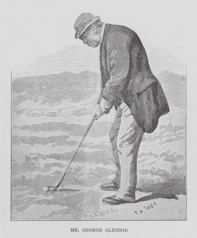 Golf: Mr George Glennie (litografi) af English School