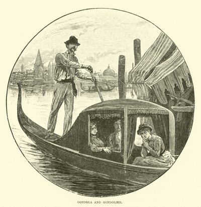 Gondol og Gondolier af English School