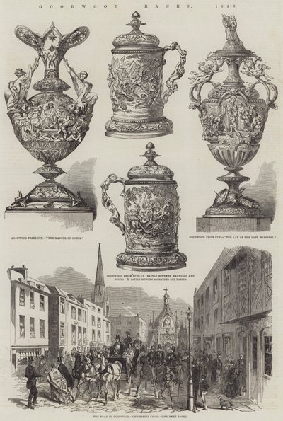 Goodwood Races af English School