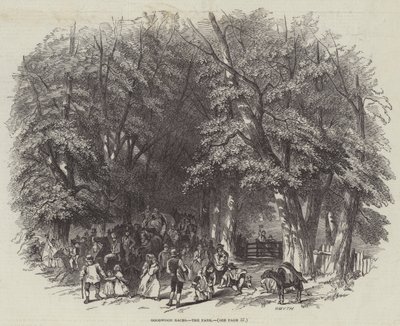 Goodwood Races, the Park (gravering) af English School