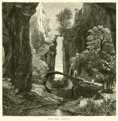 Gorge nær Sorrento af English School
