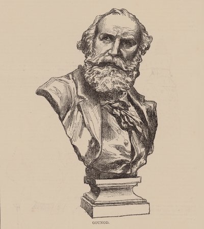 Gounod (engraving) af English School