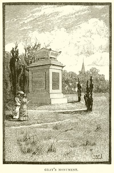Grå monument af English School