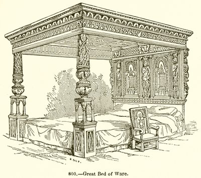 Store Bed of Ware af English School