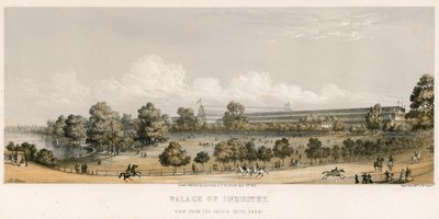 Store udstilling, 1851, Fra broen, Hyde Park af English School
