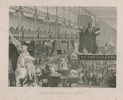 Store udstilling, Main Avenue, ser mod vest af English School