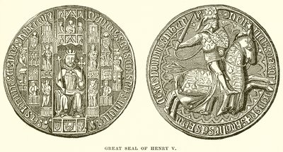 Henry Vs store segl af English School