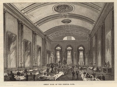 Store sal i Temple Club, London af English School