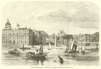 Greenwich Hospital, et hjem for ældre og sårede søfolk af English School