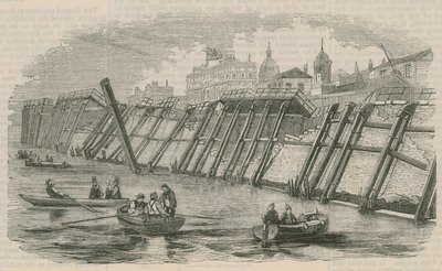 Greenwich Pier efter faldet af English School