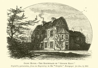 Griff House, fødestedet for George Eliot af English School