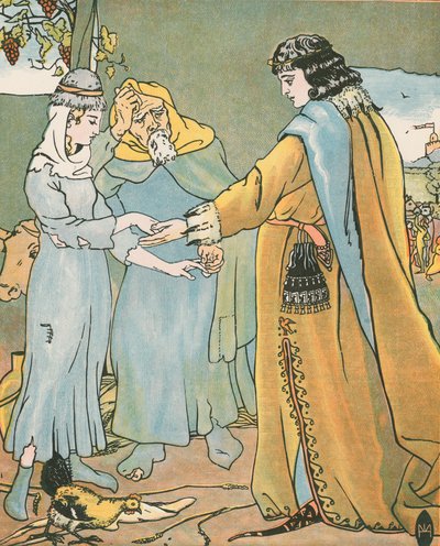 Griseldas ægteskab. "Det er nok, Grisilde myn, Quod he af English School