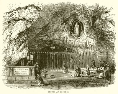 Grotte ved Lourdes af English School