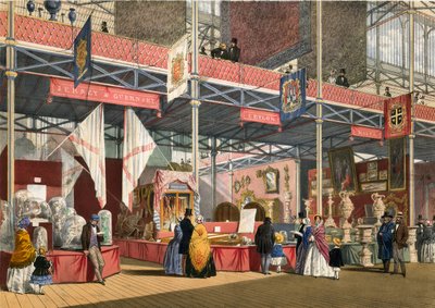 Guernsey og Jersey, Malta og Ceylon, store udstilling, 1851 af English School