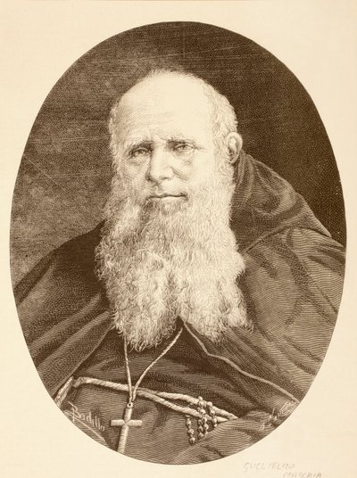 Guglielmo Massaia (litho) af English School