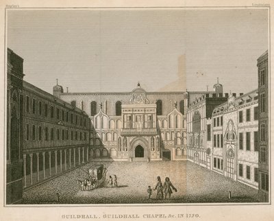 Guildhall Chapel, London af English School